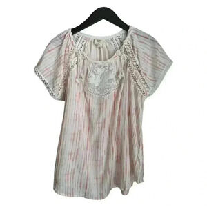 🌞 Good Hart NWT Womens Shirt Cotton Small Boutique Top